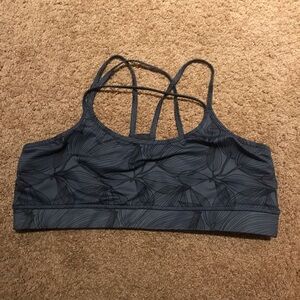 BuffBunny Limitless Citrus Leaf Grey Sports Bra XL